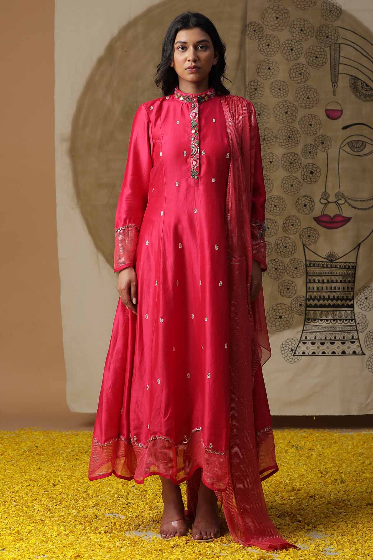 Buy Arpita SulakshanaNeckline Embroidered Gown